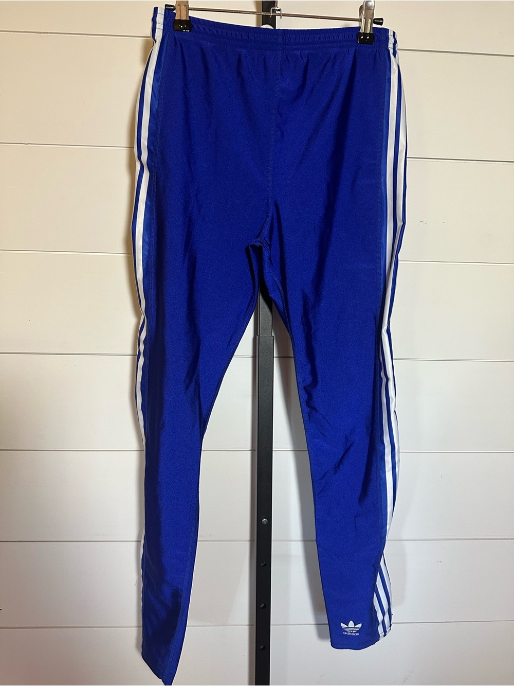 Blue Kids Athletic Track Pants with Side Stripes